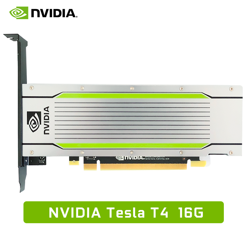  英伟达NVIDIA Tesla T4 16G人工智能计算加速卡