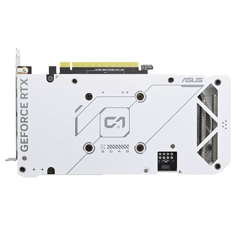 华硕DUAL-RTX4060TI-O8G-WHITE白色显卡